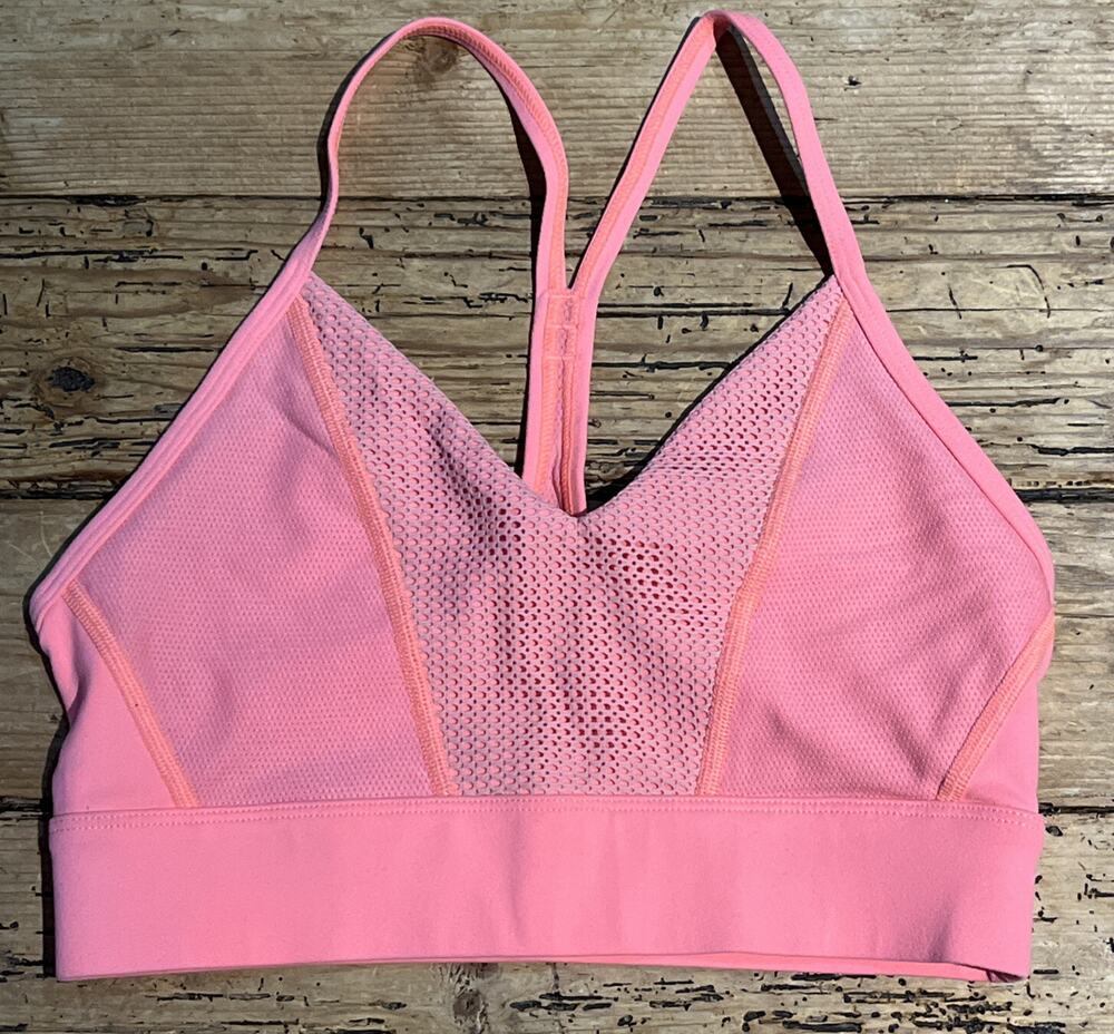 Lorna Jane Womens Size M Neon Pink Sports Bra